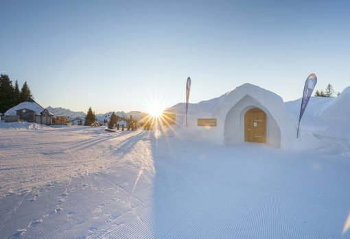 Entrada de Iglu-Dorf, Suiza