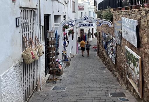 Una de las calles más conocidas de Mojácar