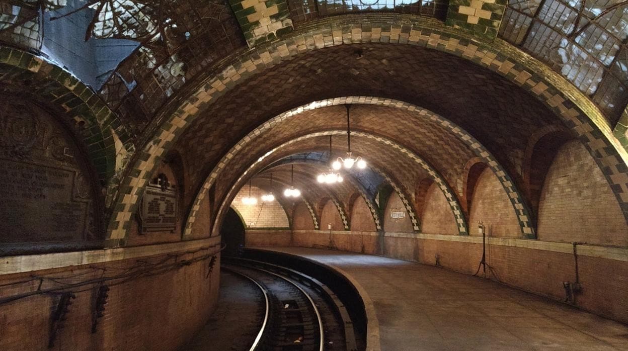 Imagen de la estación abandonada de City Hall, Nueva York