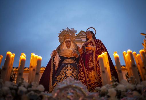 San Juan Evangelista y la Virgen de la Aurora