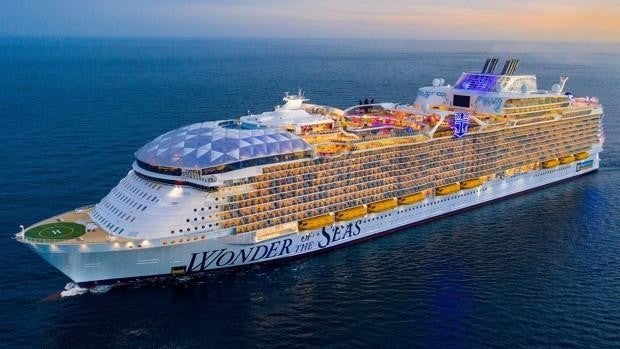 Así es el 'Wonder of the Seas', el crucero más grande del mundo que atracará en Málaga el 30 de abril