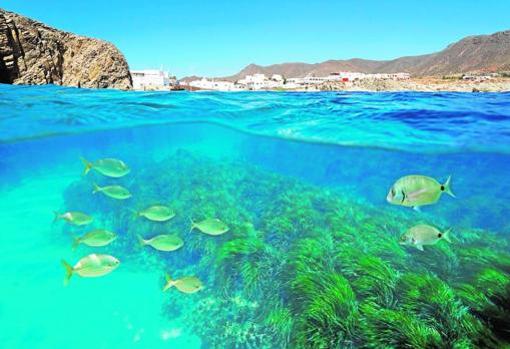 Isleta del Moro, en el Cabo de Gata