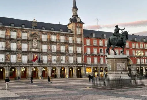 Imagen de la plaza Mayor de Madrid