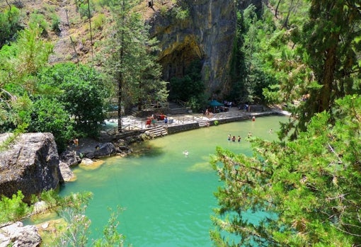 Charco de la Pringue, piscina natural del parque