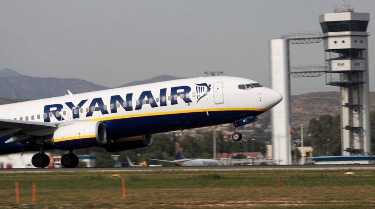 Avión de Ryanair, una de las aerolíneas afectadas