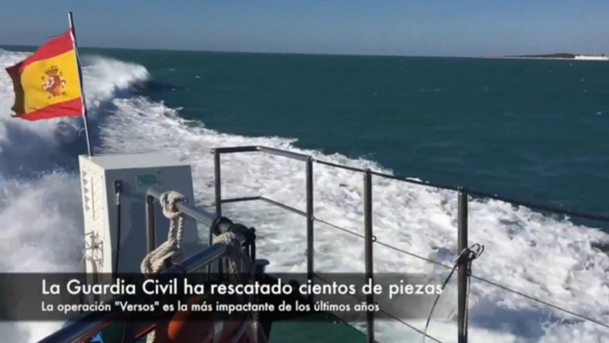 Operación «Versos»: La Guardia Civil interviene un tesoro arqueológico en Cádiz