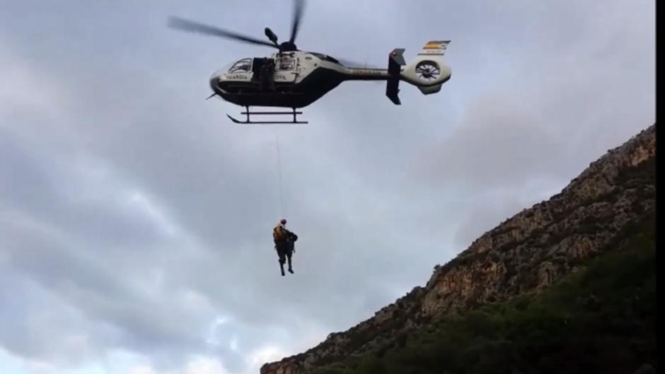 VÍDEO: Así ha sido en rescate de los gaditanos en la Garganta Verde de Grazalema