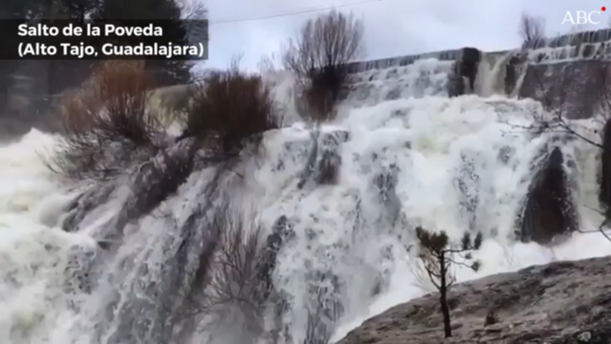 El temporal reaviva algunas de las cascadas más espectaculares de España