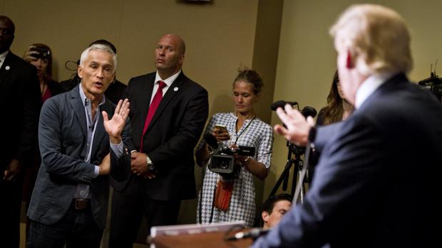 Jorge Ramos, en un cara a cara con Trump