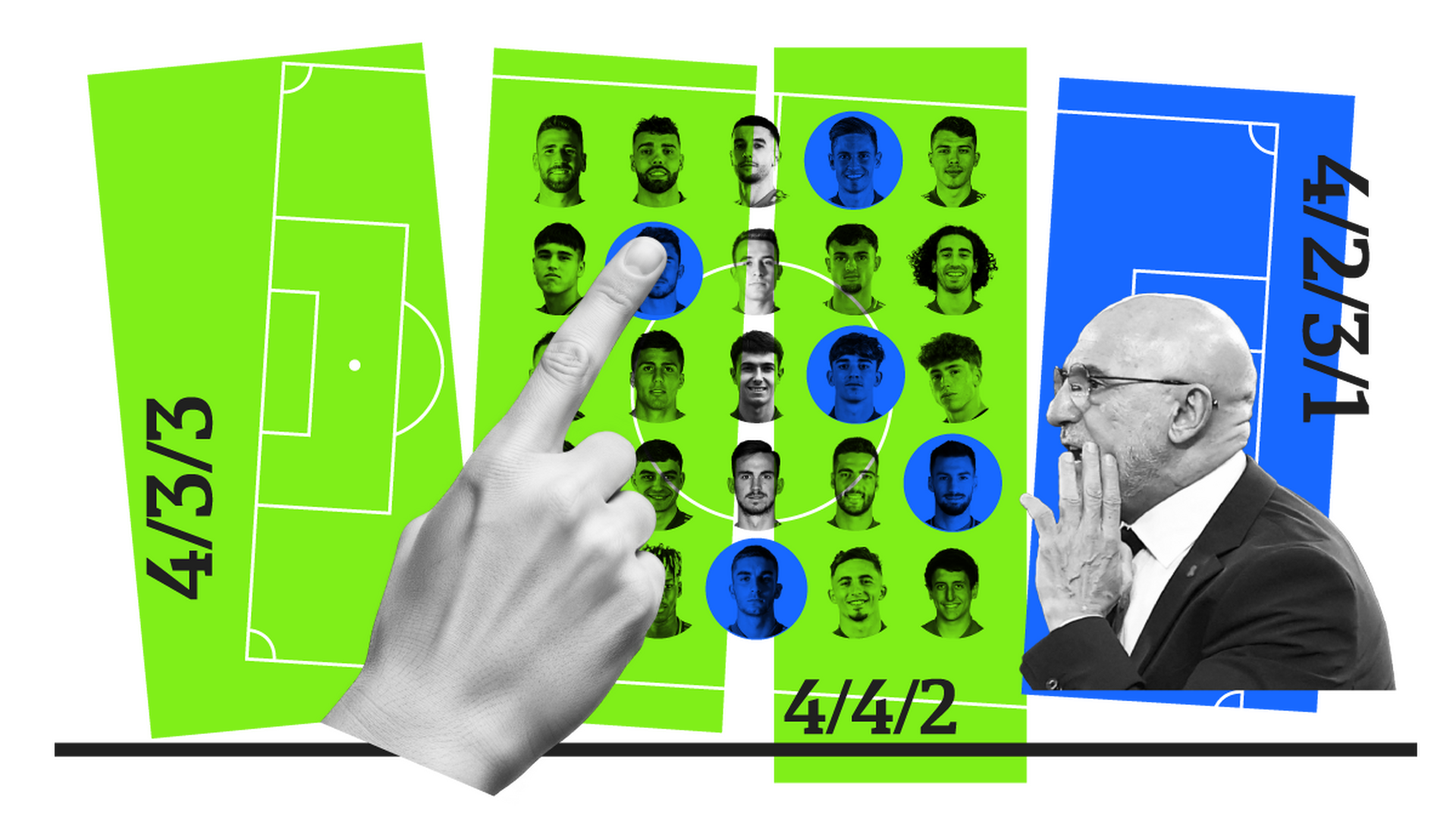 Elige tu once de La Roja ante Portugal