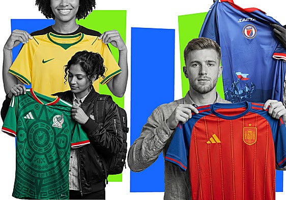 Elige la camiseta que más te gusta del Mundial