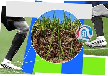 Silicona, un pie robótico y alquimia botánica: Así se diseñó el césped perfecto para el Mundial